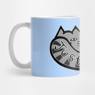 JUST PURR, Tabby Cat Mug